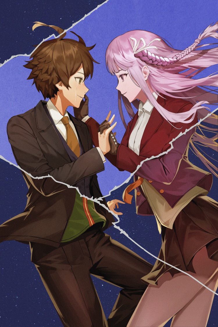 단간론파 패러디 소설 일러스트들